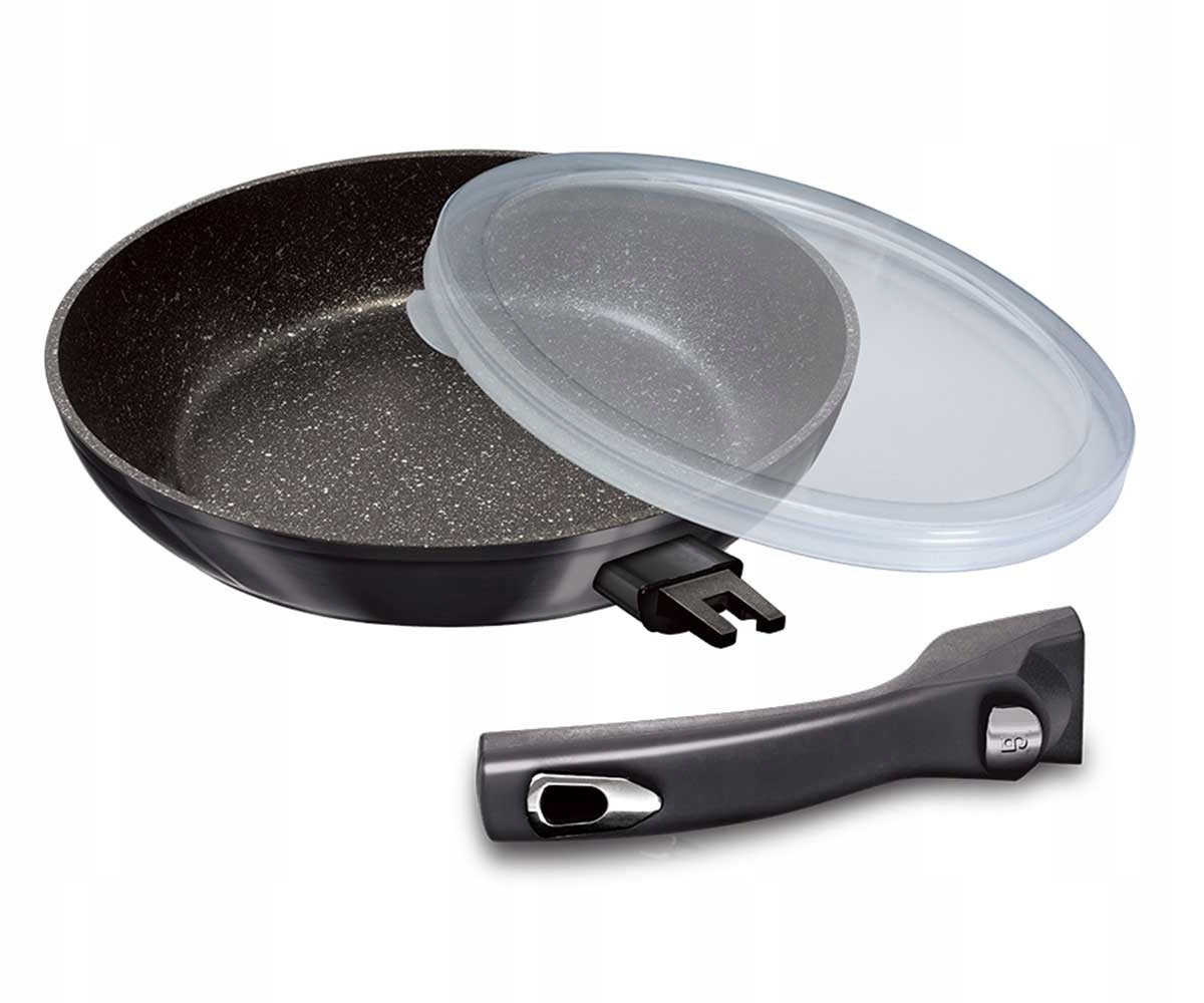 

Сковорода с пластиковой крышкой Ø28 см Berlinger Haus Metallic Line Carbon Pro Edition BH-6913