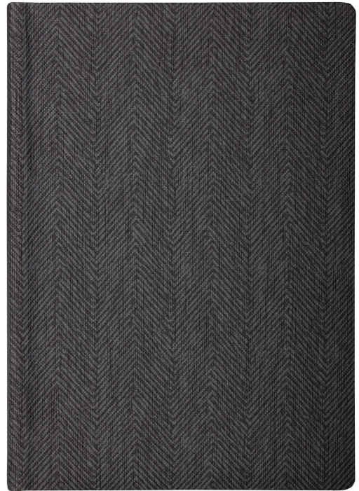 

Ежедневник недатированный Optima Tweed А5 320 страниц в клетку Серый (O25410-10)
