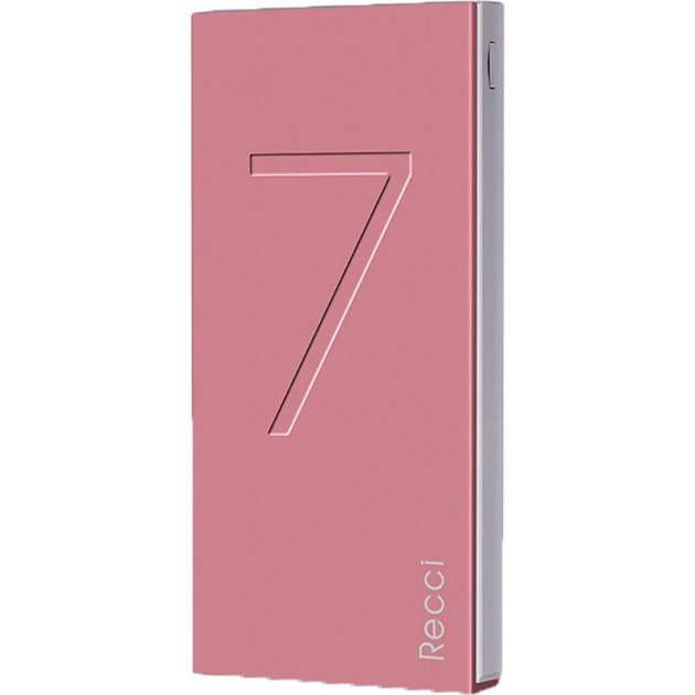 

Внешний аккумулятор 7000 mAh Faith RS-7000 pink Recci CC200058