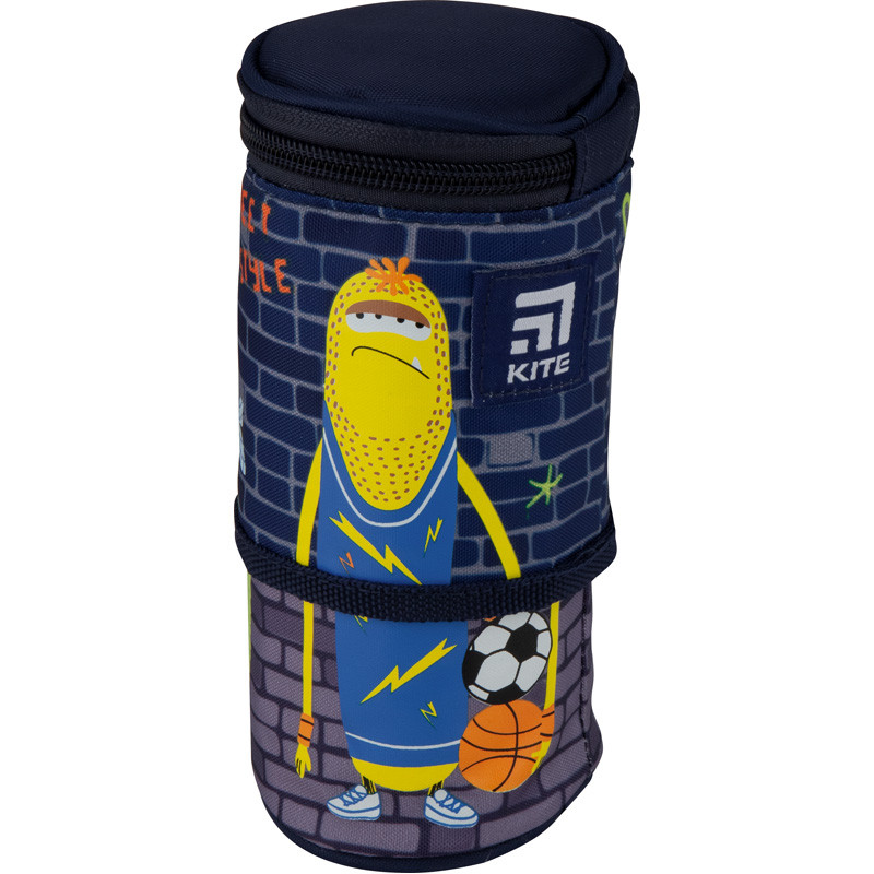 

Пенал Kite Education Jolliers 1 отделение, 22.5x8x8 см синий (K20-684-4)