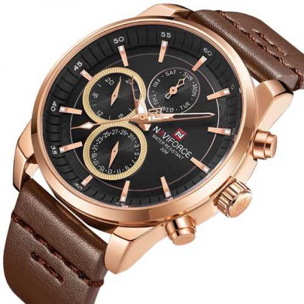

Наручные часы Naviforce NF9148 N Brown-Cuprum-Black