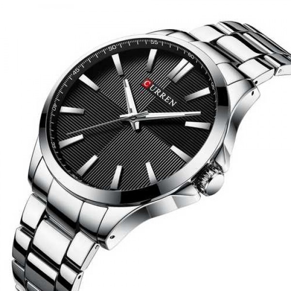 

Мужские наручные часы Curren 8322 New Silver-Black