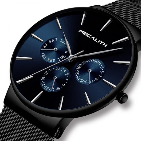 

Наручные часы Megalith 0047M-6 N Black-Blue