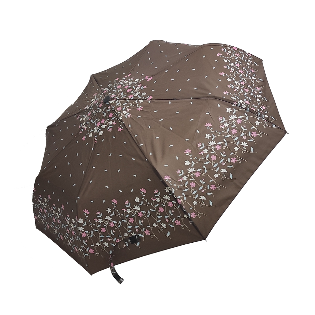 

Зонт женский полуавтомат Toprain Flowers Brown TR-882 (5546)