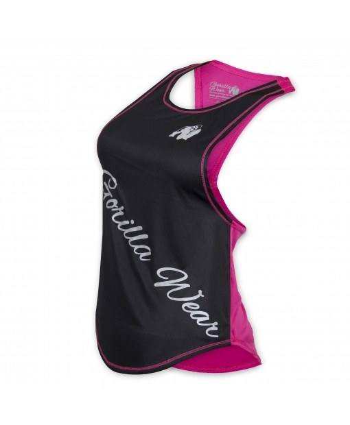 

Майка Gorilla Wear Florida Stringer Tank Top  Черно-розовая, Майка Gorilla Wear Florida Stringer Tank Top XS Черно-розовая