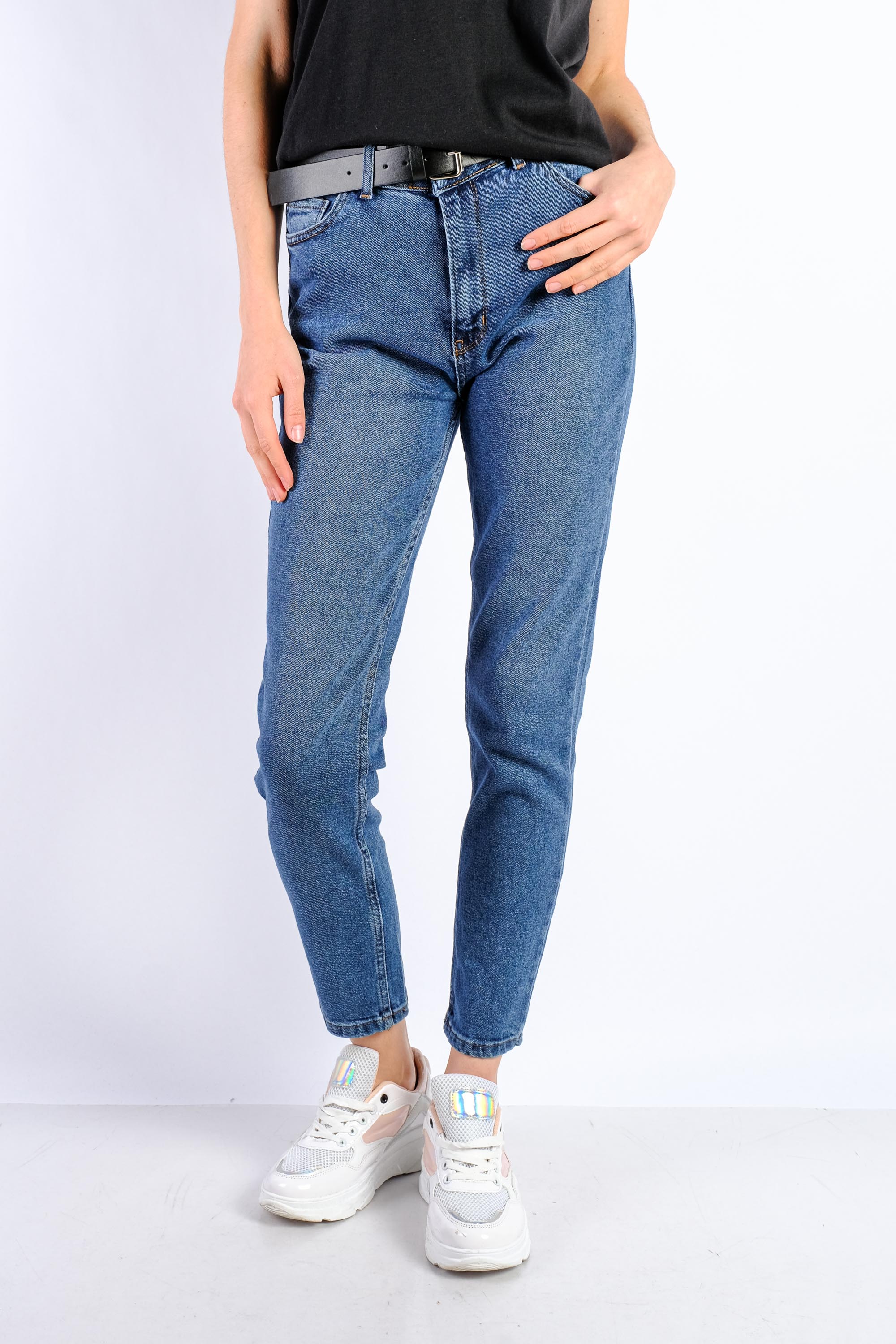 

Джинсы женские батал Time of Style 222P266-1 40 Синий