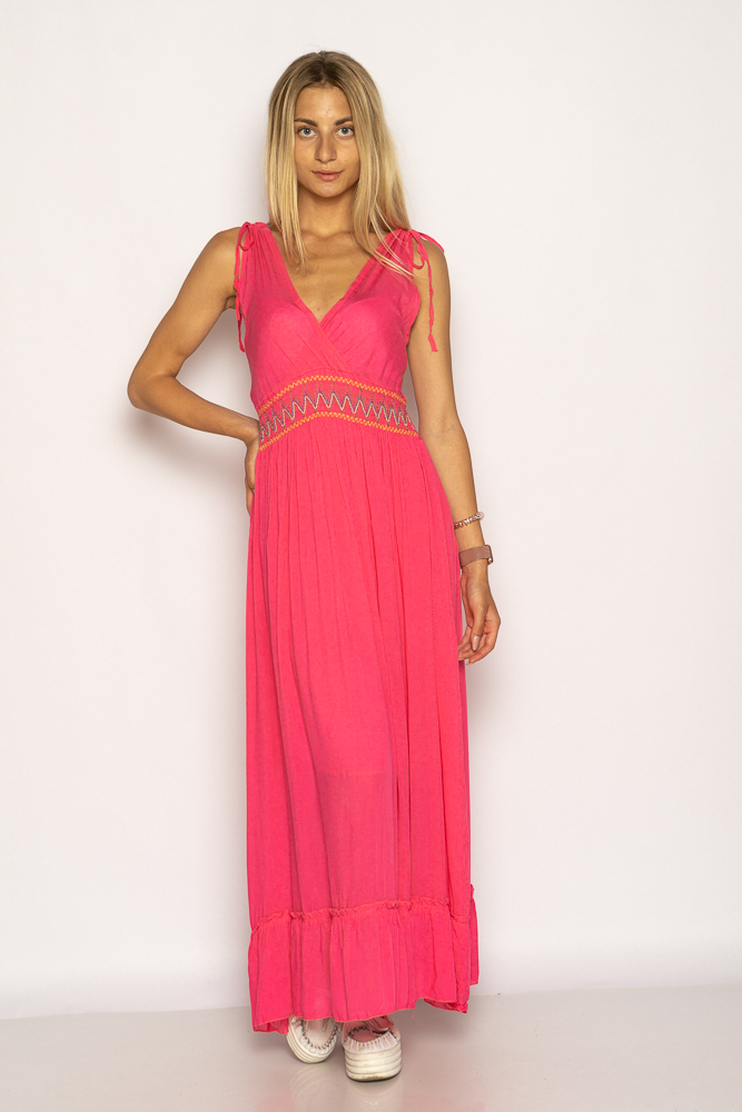 

Сарафан Time of Style 215P1234 - Розовый, Сарафан Time of Style 215P1234 S-M Розовый
