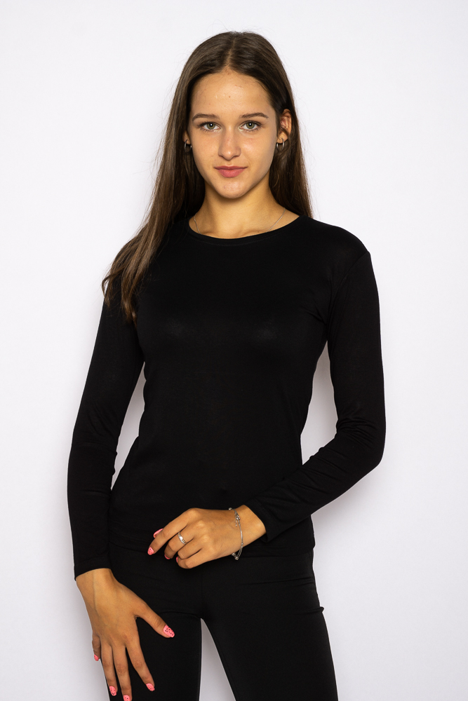 

Батник женский Time of Style 620f010 - Черный, Батник женский Time of Style 620f010 S-M Черный