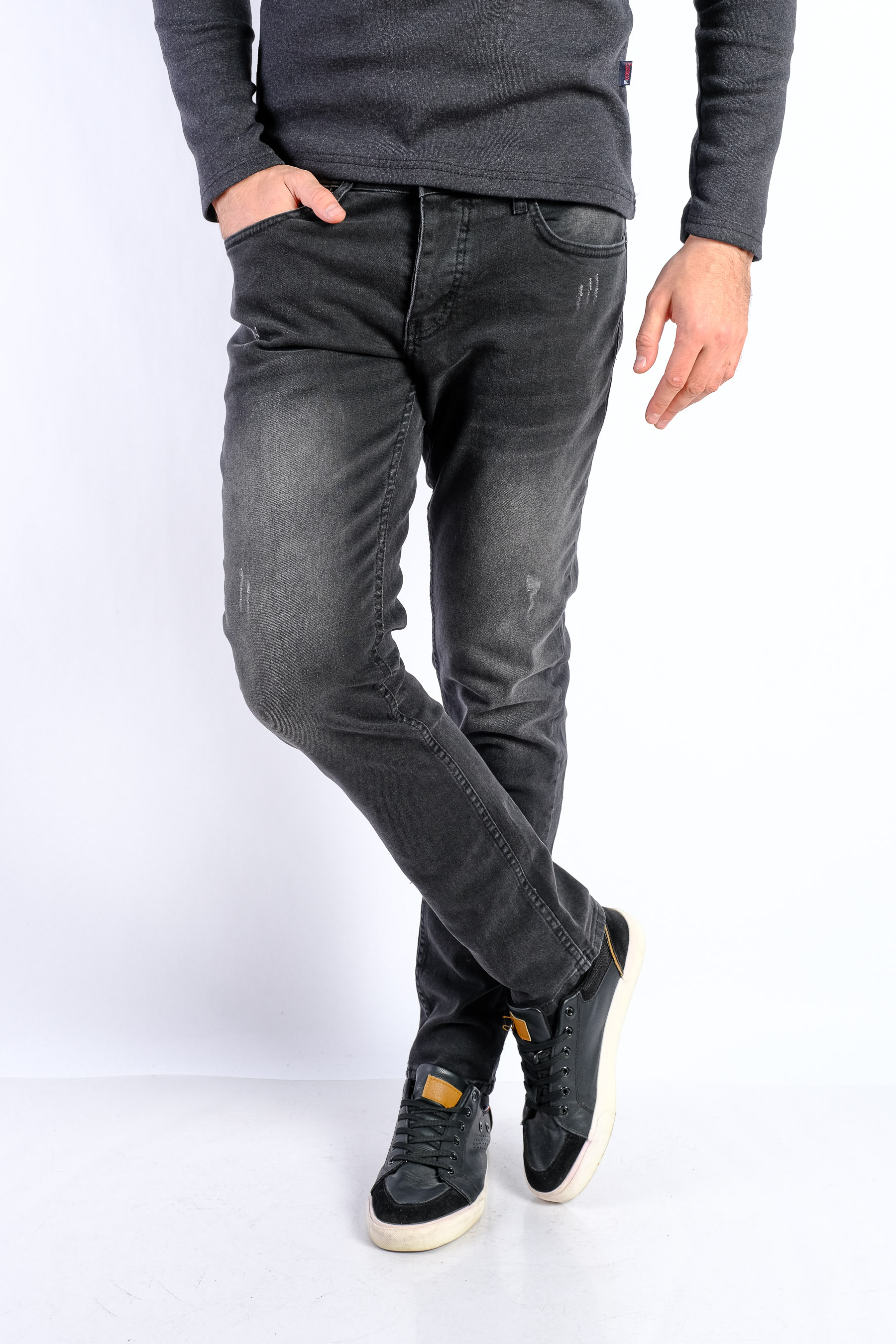 

Джинсы мужские Time of Style 711F20674-1  Темно-серый, Джинсы мужские Time of Style 711F20674-1 30 Темно-серый