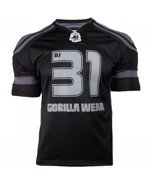 

Футболка Gorilla Wear GW Athlete T-Shirt Dennis James 4XL Черно-серая