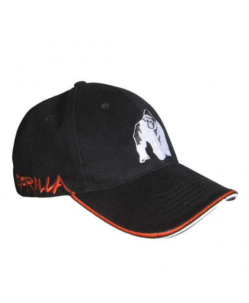 

Бейсболка Gorilla Wear Core Cap  Черно-красная, Бейсболка Gorilla Wear Core Cap one size Черно-красная