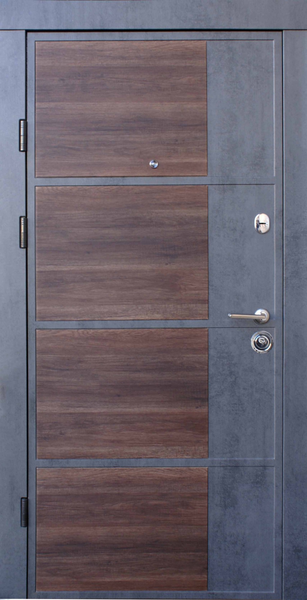

Двери входные Qdoors Премиум Бостон-М 850*2050 квартира Mix бетон темный/бетон светлый левая