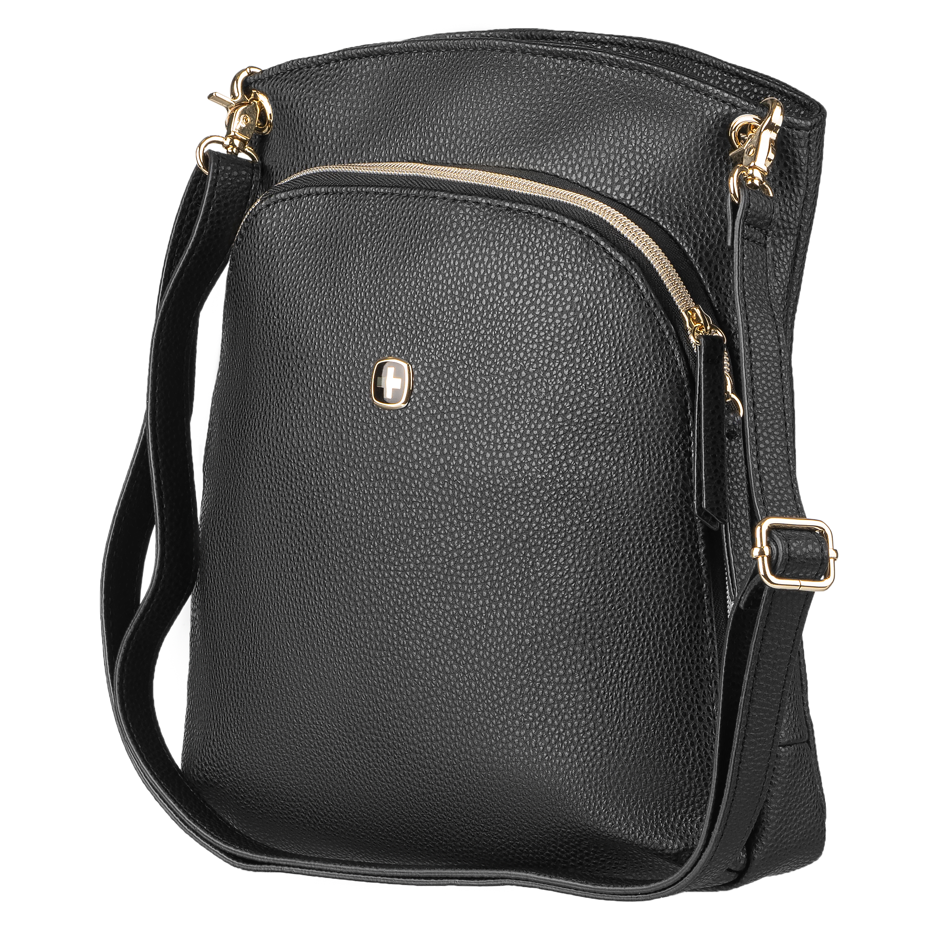 

Женская сумочка через плечо Wenger LeaSophie Crossbody Tote 10" Чёрная