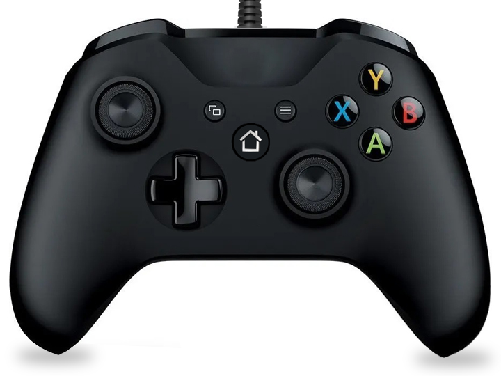 

USB проводной геймпад для Xbox one, PC Черный