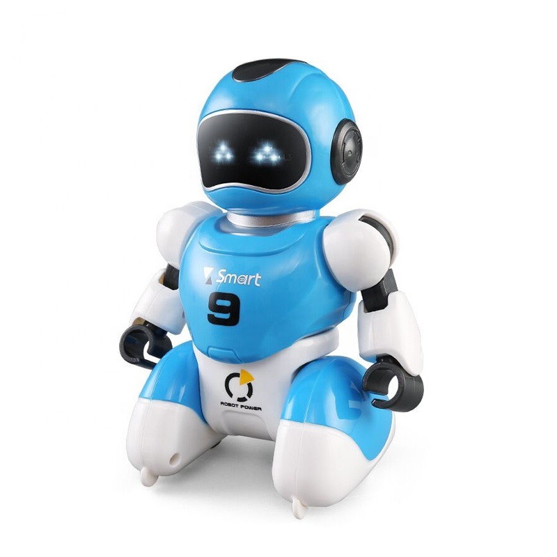 

Робот футболист Smart Toys с пультом управления голубой
