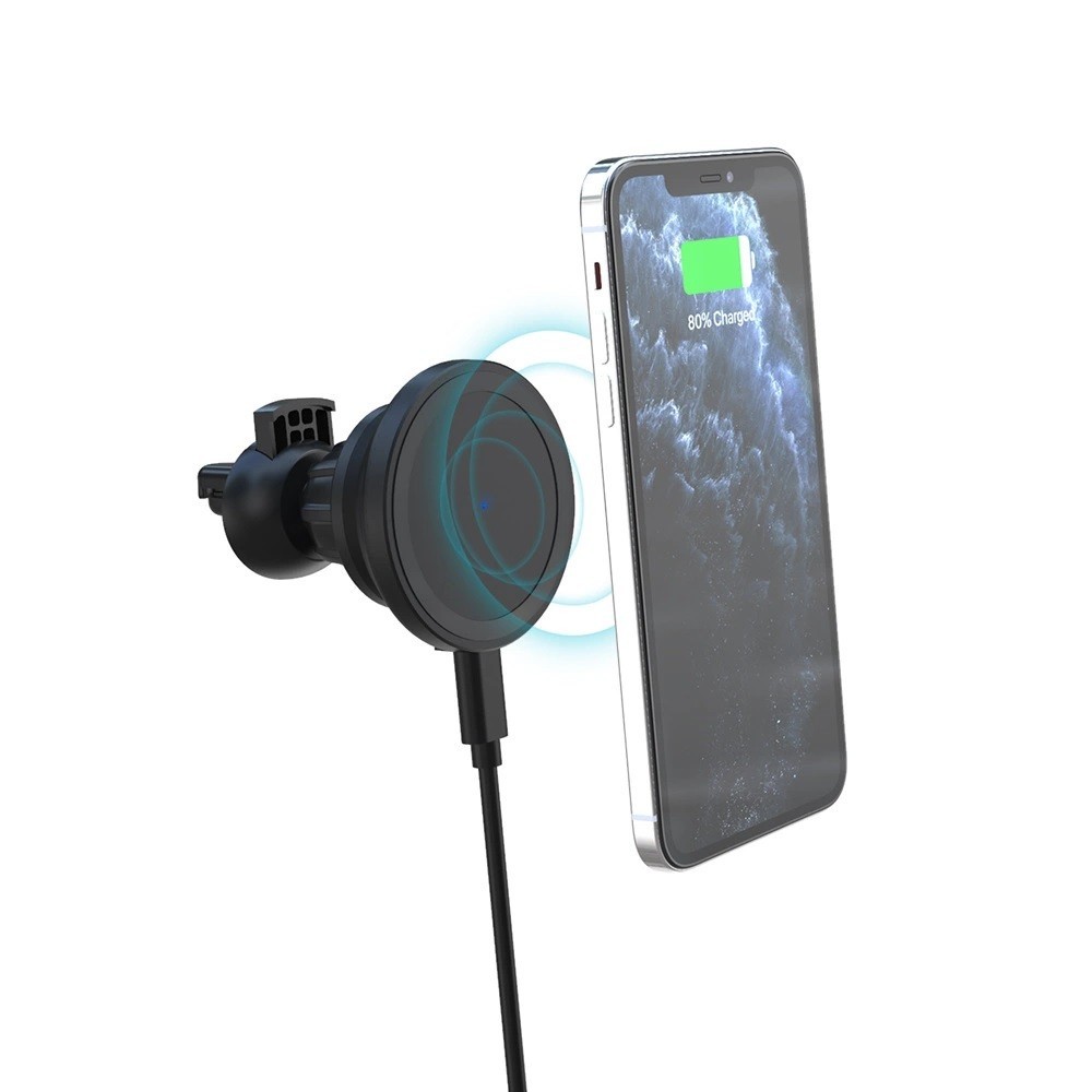

Магнитный автодержатель с бесконтактной зарядкой MagSafe 2 в 1 15W