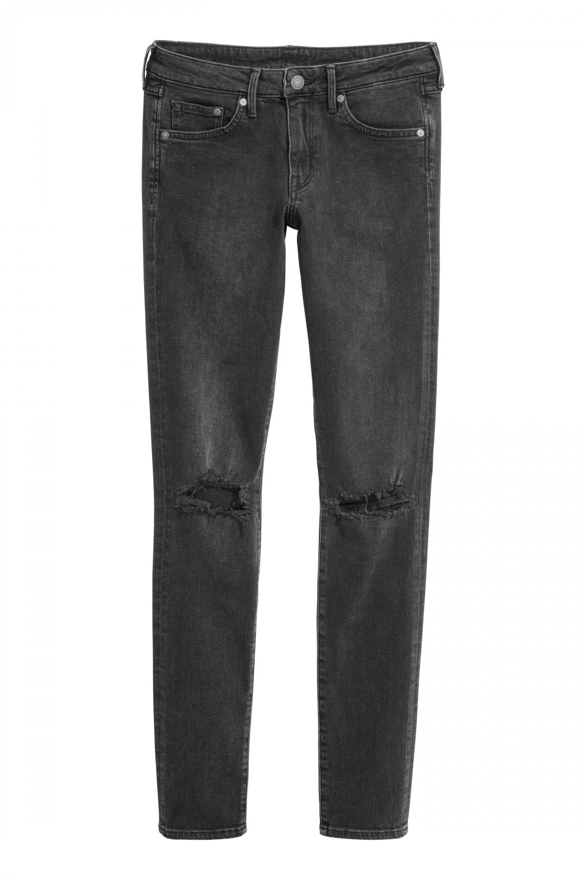 

Джинсы Skinny Low Jeans H&M w32l32 Черные