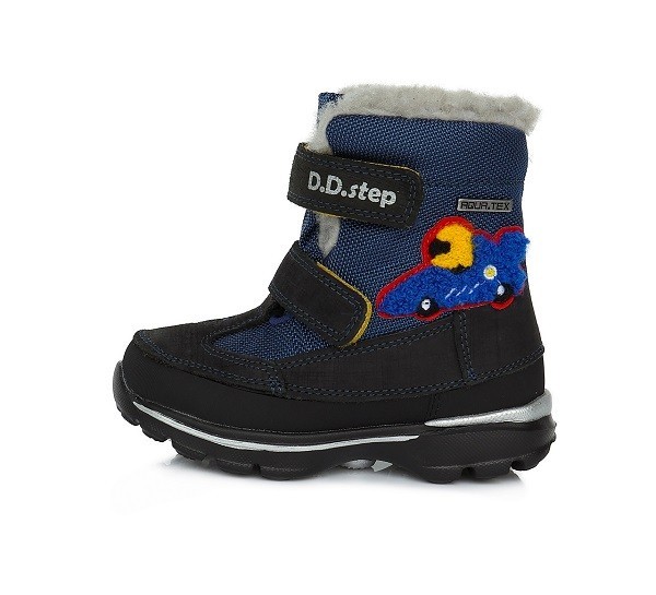 

Водонепроницаемые зимние ботинки DDStep F651-21AM 25 Черные с синим