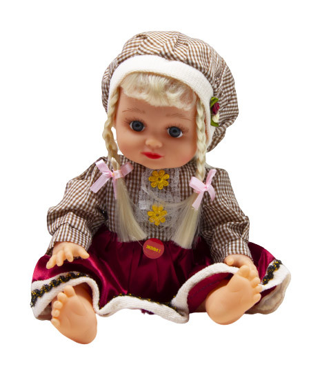 

Кукла музыкальная "Алина" Bambi 5139-52-53-54 33 см, (рус.) в рюкзаке (В клетчатом платье с цветочками)