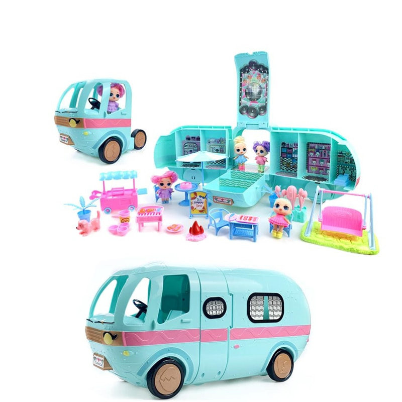 

Игрушечный Автобус для кукол "Гламурний Кемпер" Bambi BS002