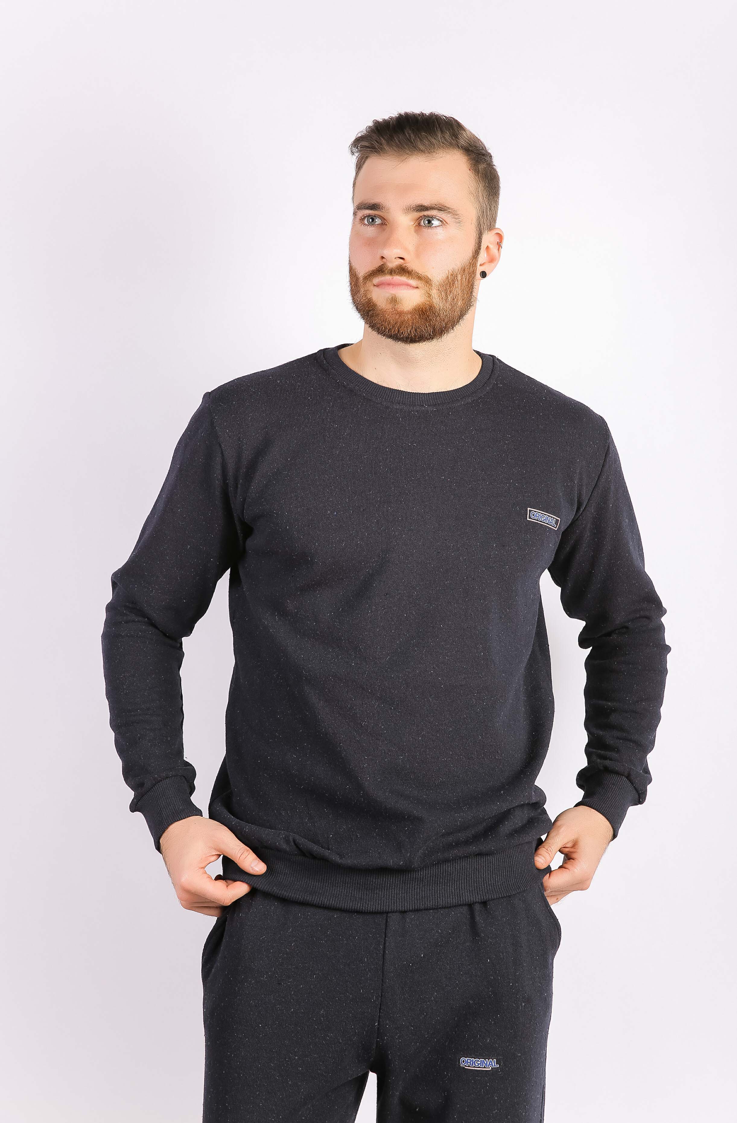 

Свитшот мужской темно-синий Time of Style 85F551-2  Темно-синий, Свитшот мужской темно-синий Time of Style 85F551-2 L Темно-синий