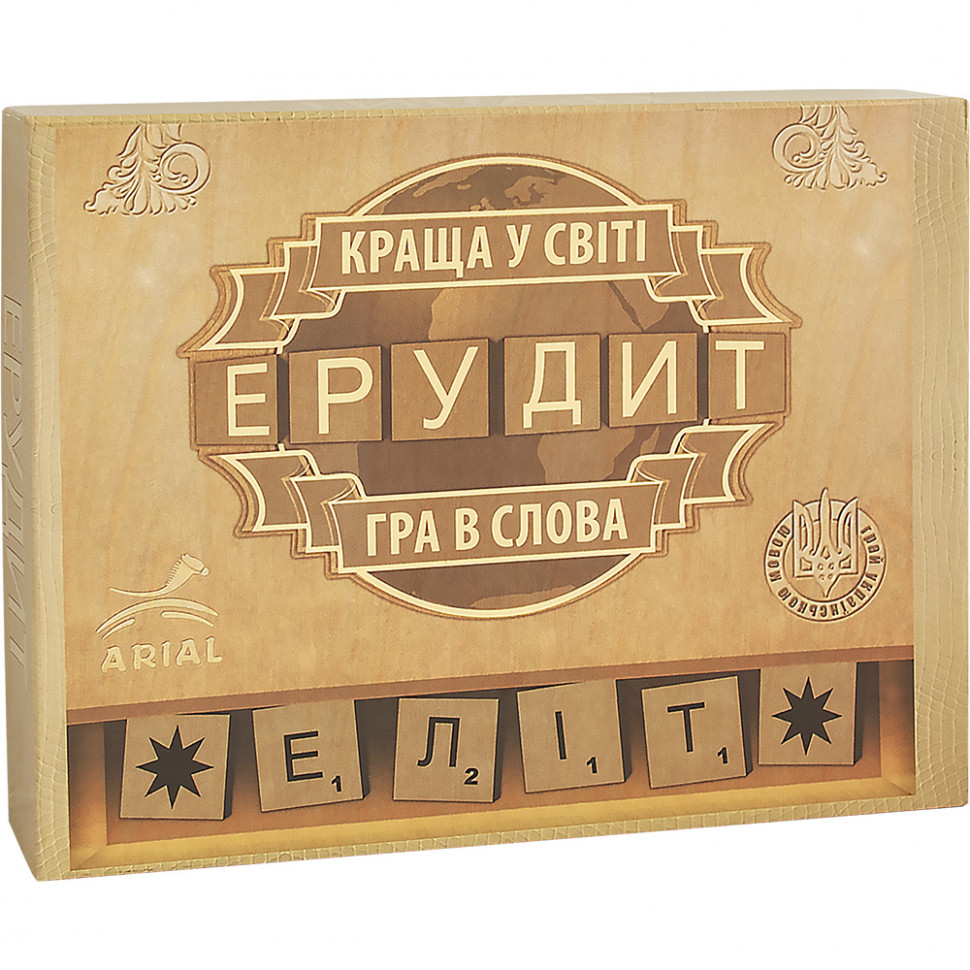 

Настольная игра Arial Эрудит-Элит (укр.) 910220