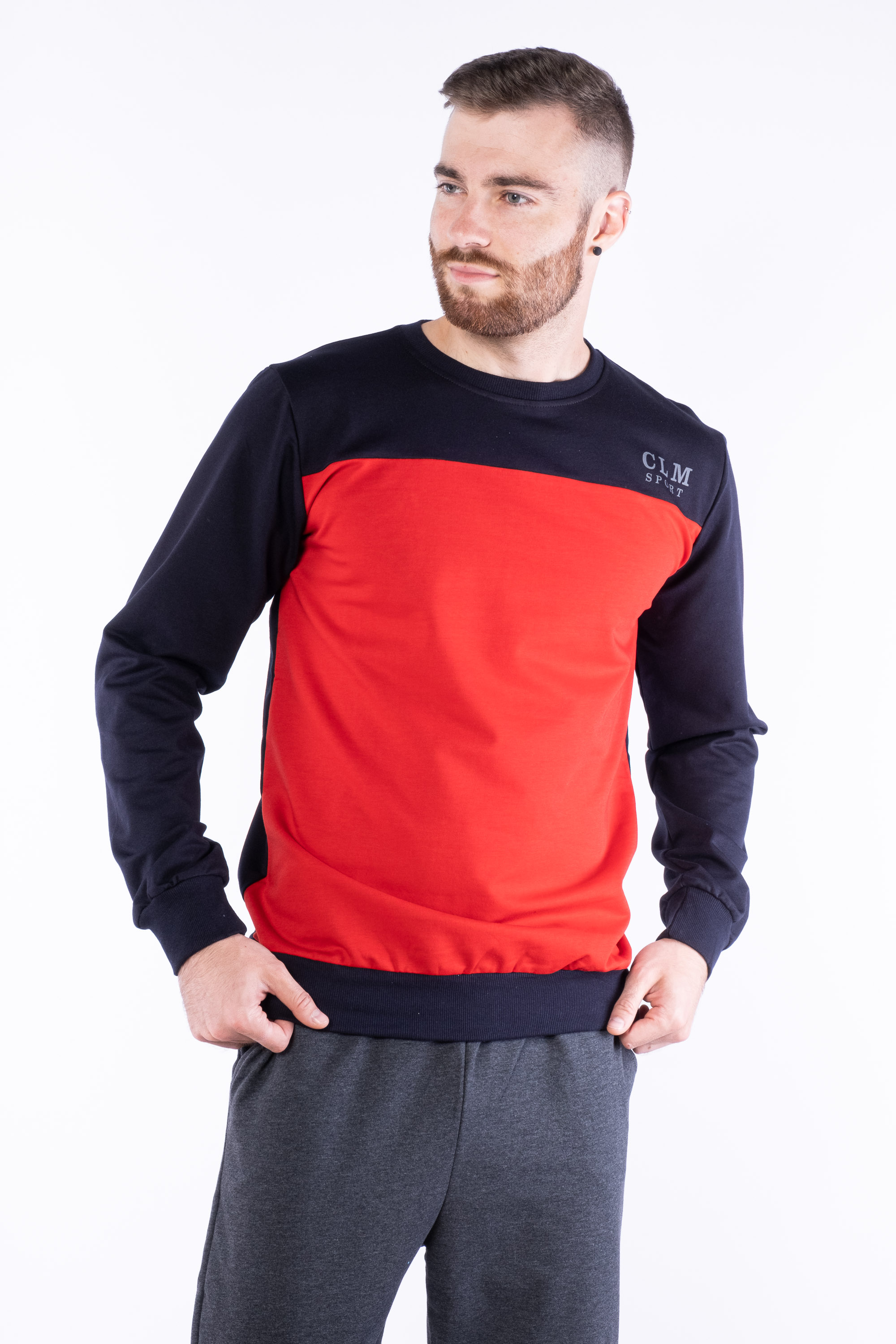 

Свитшот Time of Style 85F475  Сине-красный, Свитшот Time of Style 85F475 L Сине-красный