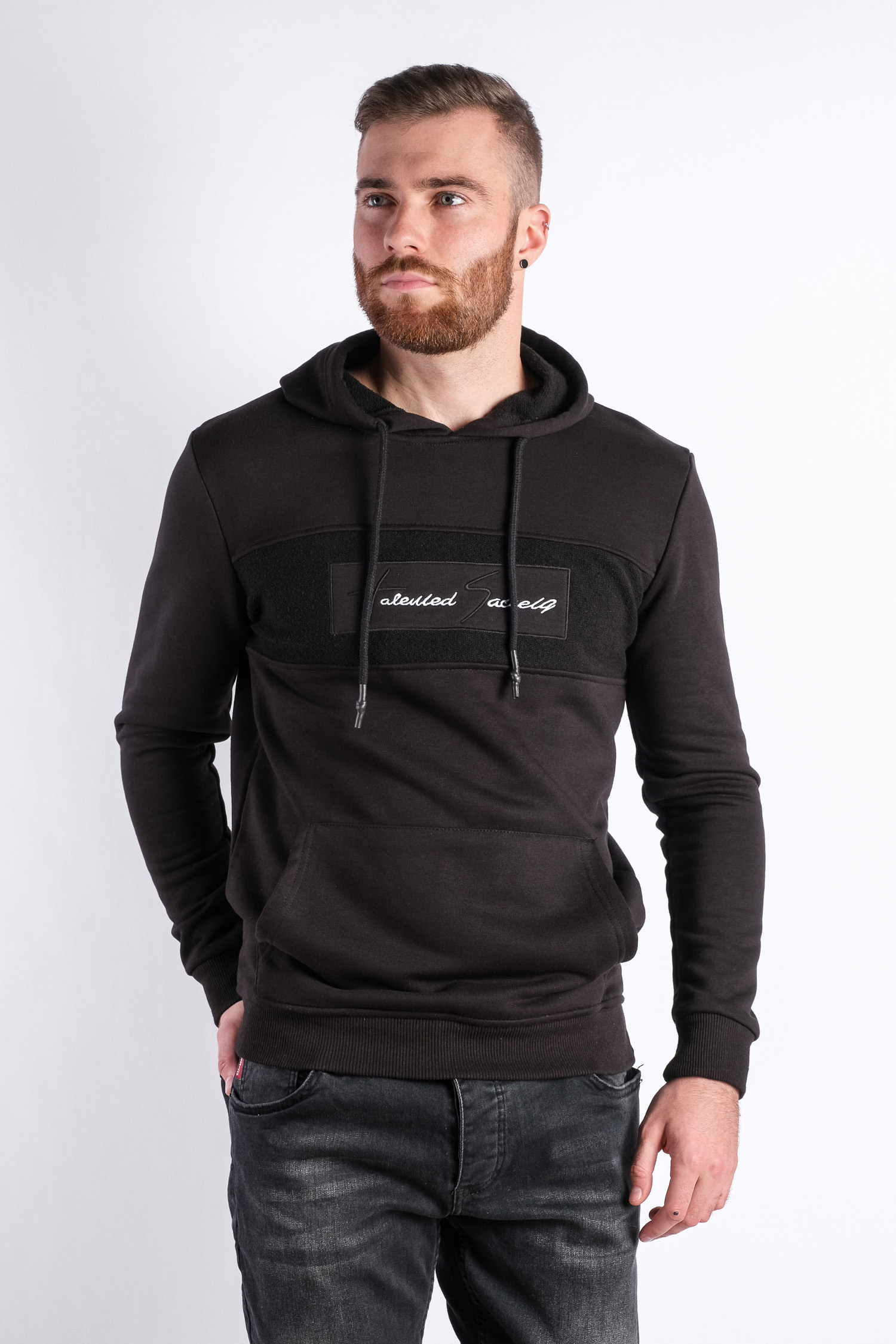 

Худи мужское черное Time of Style 711F006 XL Черный