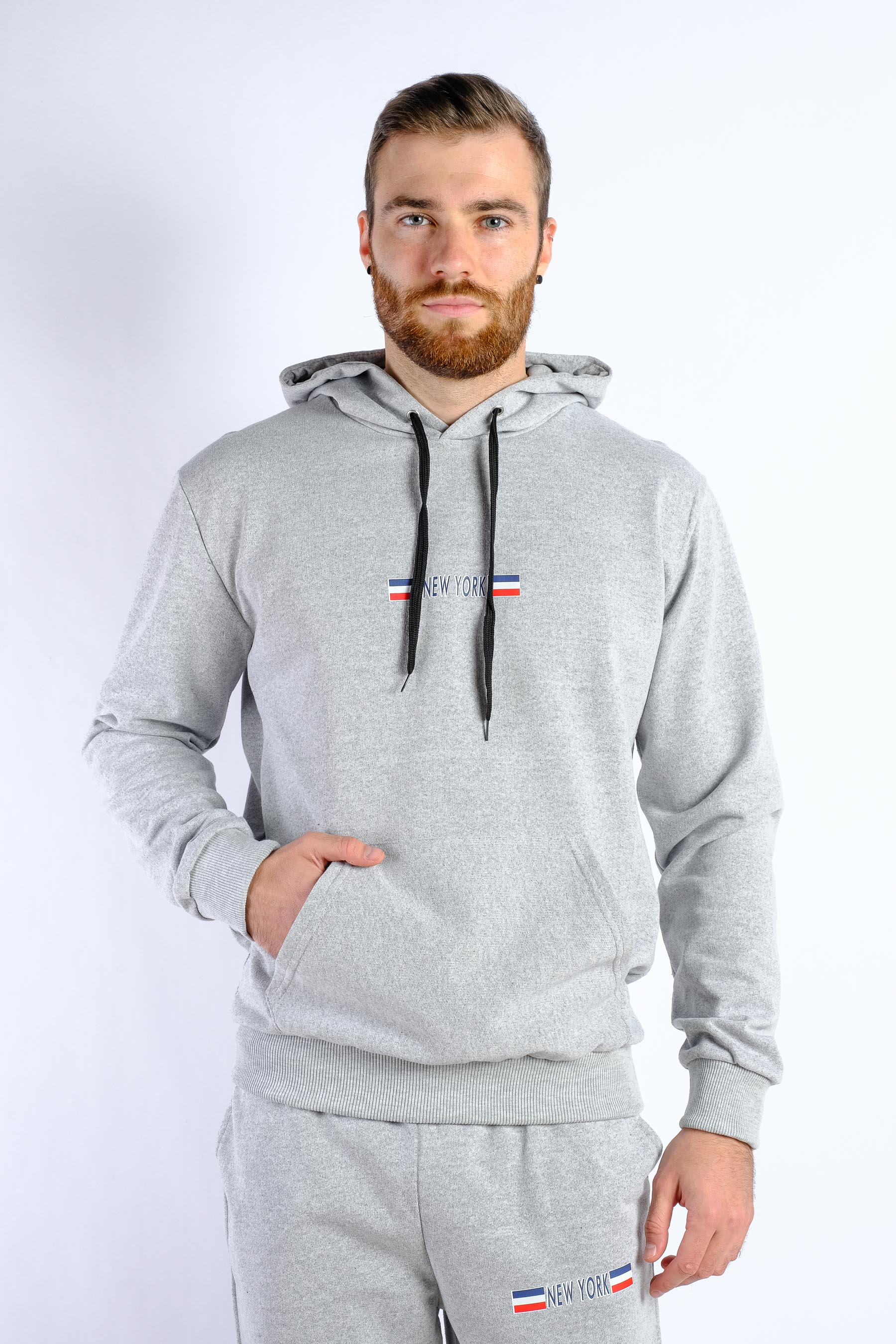 

Худи мужское Time of Style 85F489 XXL Светло-серый