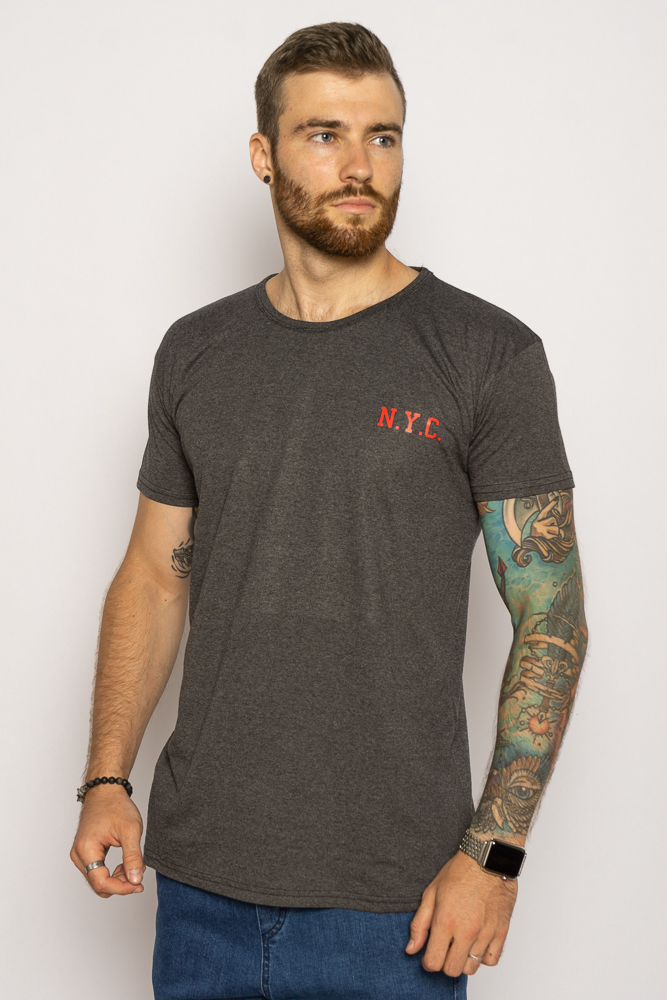 

Футболка NYK Time of Style 85F361 XXL Темно-серый меланж