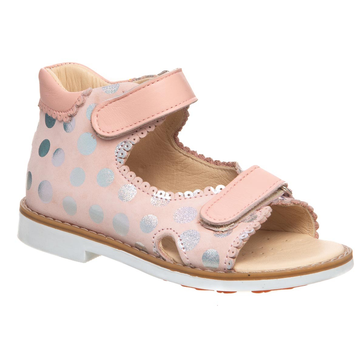 

Босоножки профилактические для девочки Theo Leo 0070 (арт.LEO-0070), Пудровый (28)