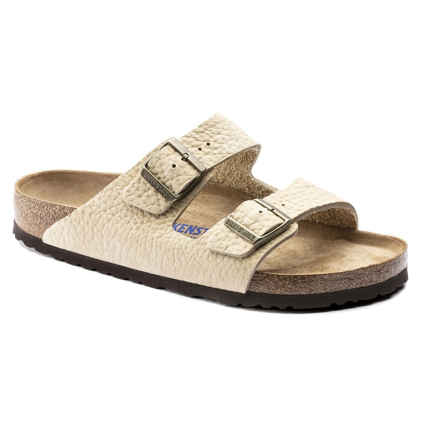 

Шлепанцы ортопедические Arizona мягкая стелька, Birkenstock (арт.BRK-1018938R), Кремовый (39)