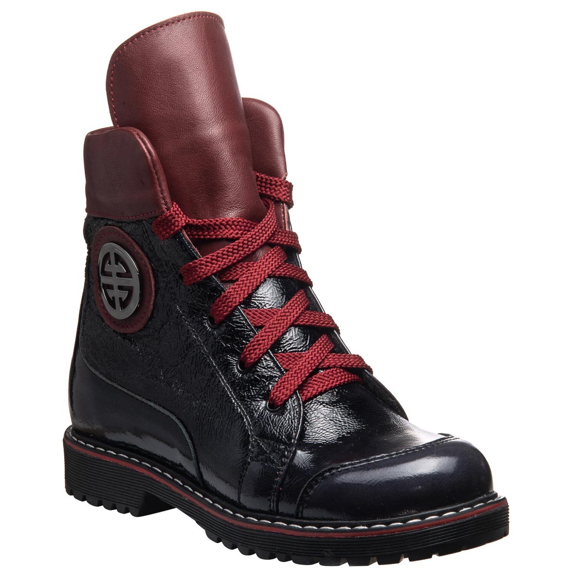 

Ботинки ортопедические осенние KODO 714 (арт.KODO-714_black/bordo), Черный с бордовым (39)