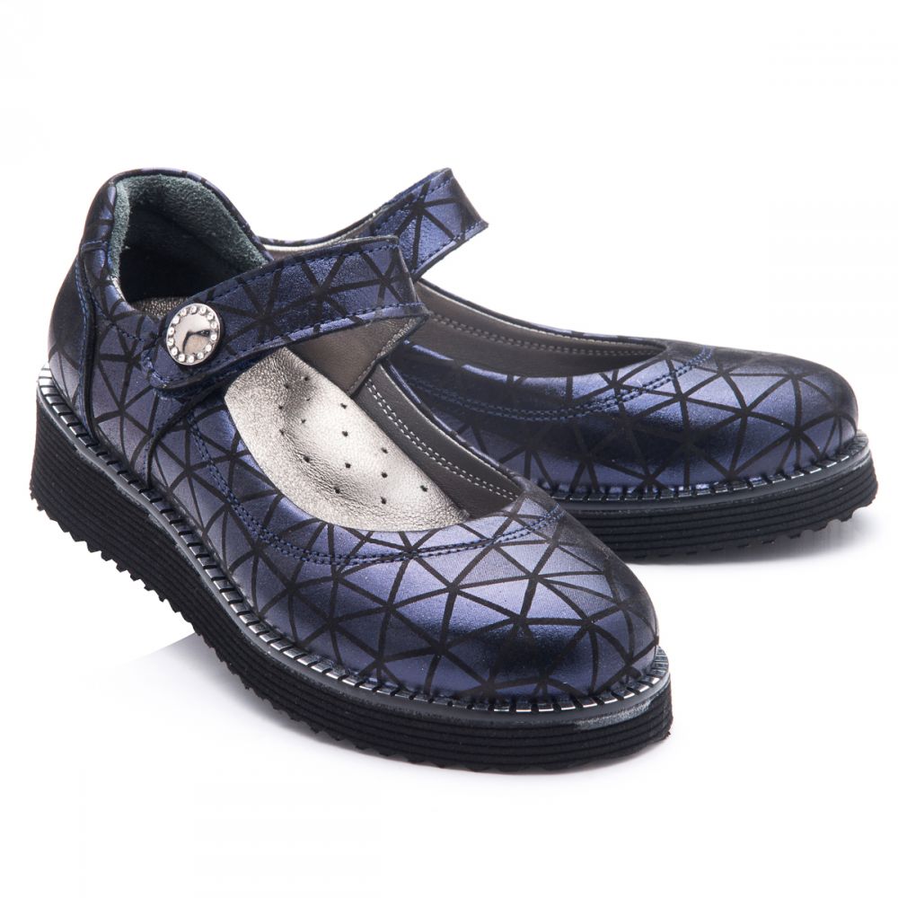 

Ортопедические туфли для девочки Theo Leo 790 (арт.LEO-790), Синий (23)