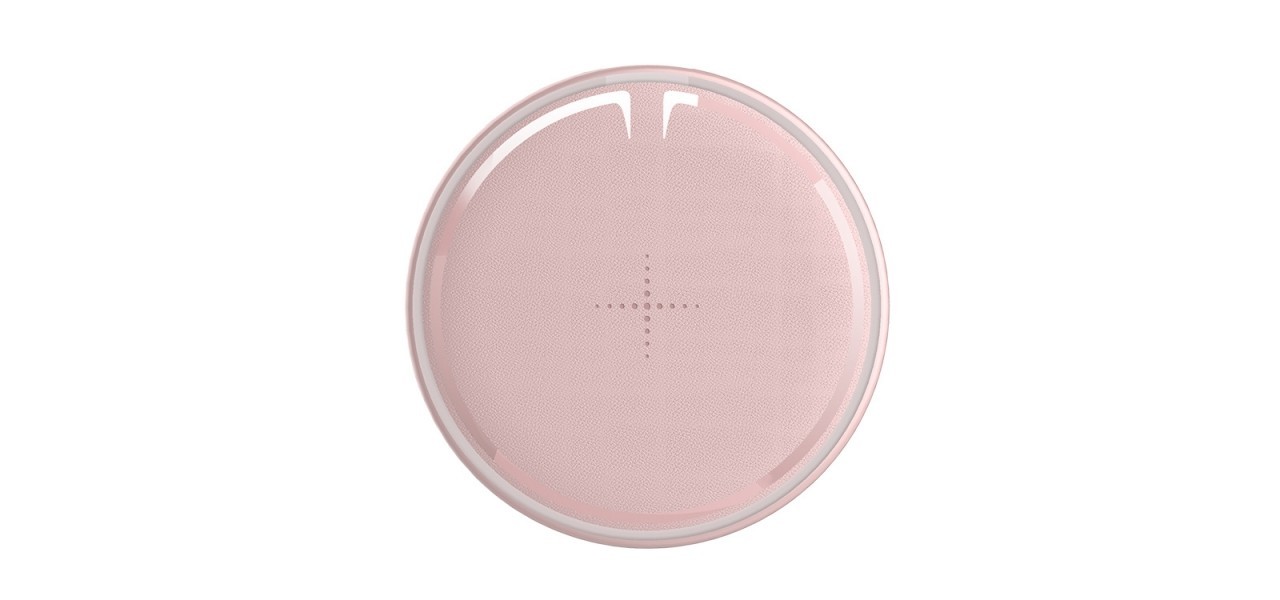 

Беспроводное зарядное Без бренда Rock W12 Quick Wireless Charger C3C Pink