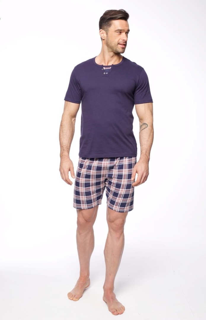 

Пижама мужская футболка/шорты SAM-PY-11491 Синий Rossli, Пижама мужская футболка/шорты SAM-PY-11491 Синий Rossli L