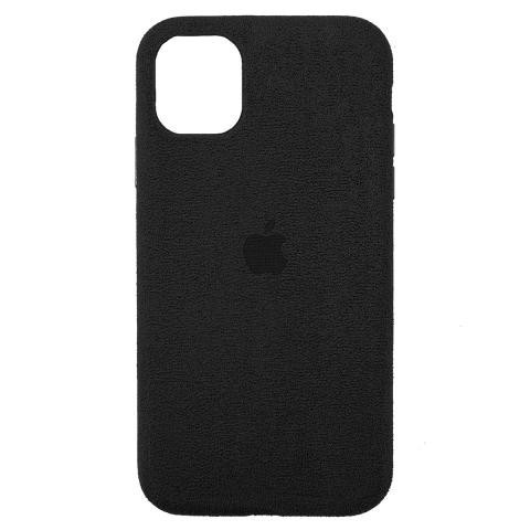 

Чехол Без бренда Alcantara для iPhone 12/12 Pro Black