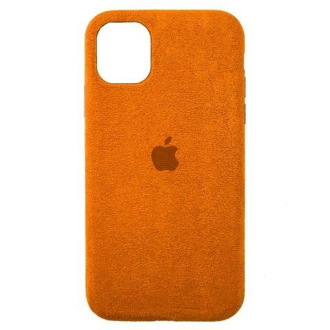 

Чехол Без бренда Alcantara для iPhone 12 Pro Max Orange