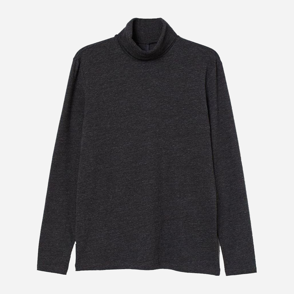 

Водолазка H&M 0680441  Темно-серая, Водолазка H&M 0680441 XS Темно-серая