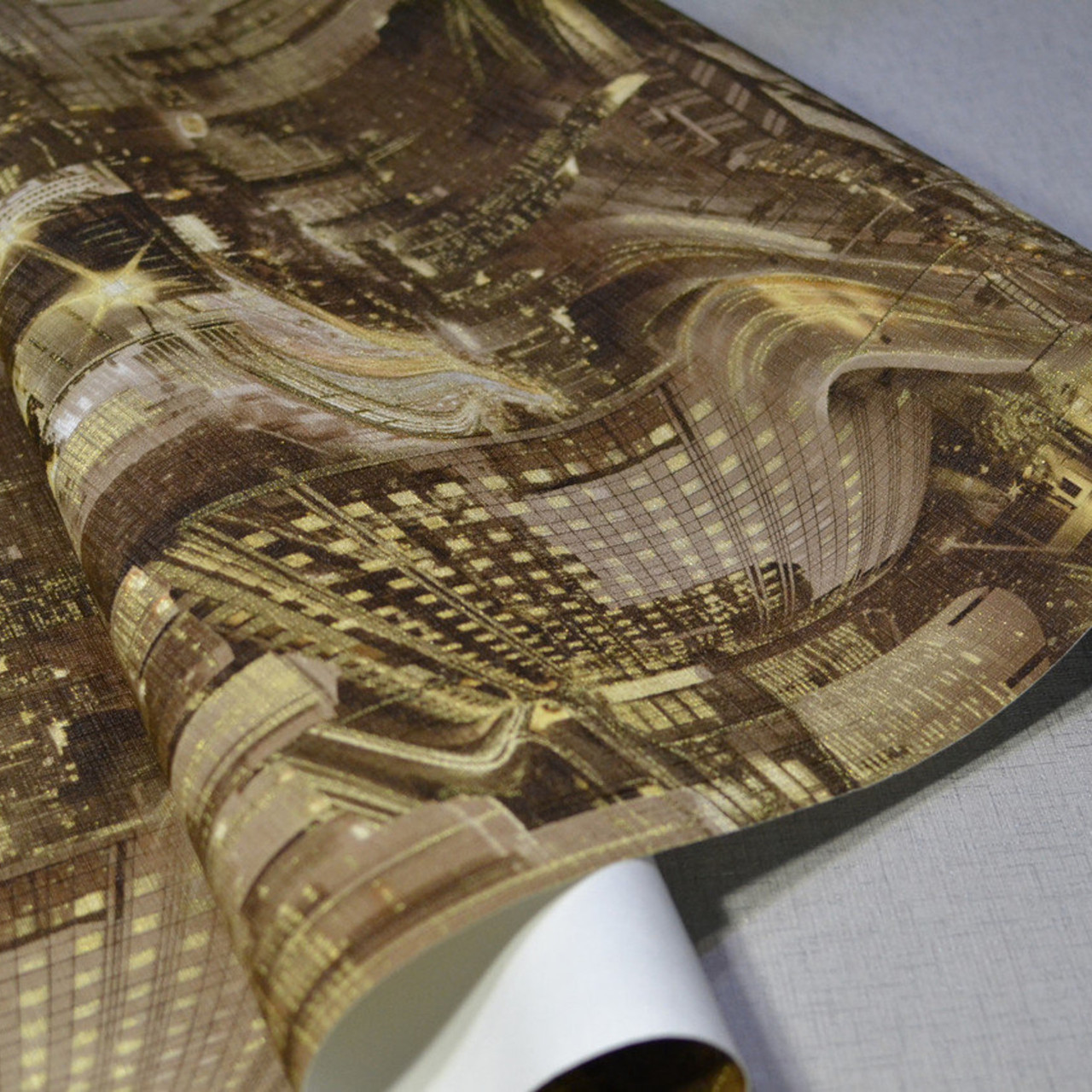 

Обои виниловые Славянские обои Le Grand Platinum B107 Столица 1,06х10,05м коричневый (487-12)