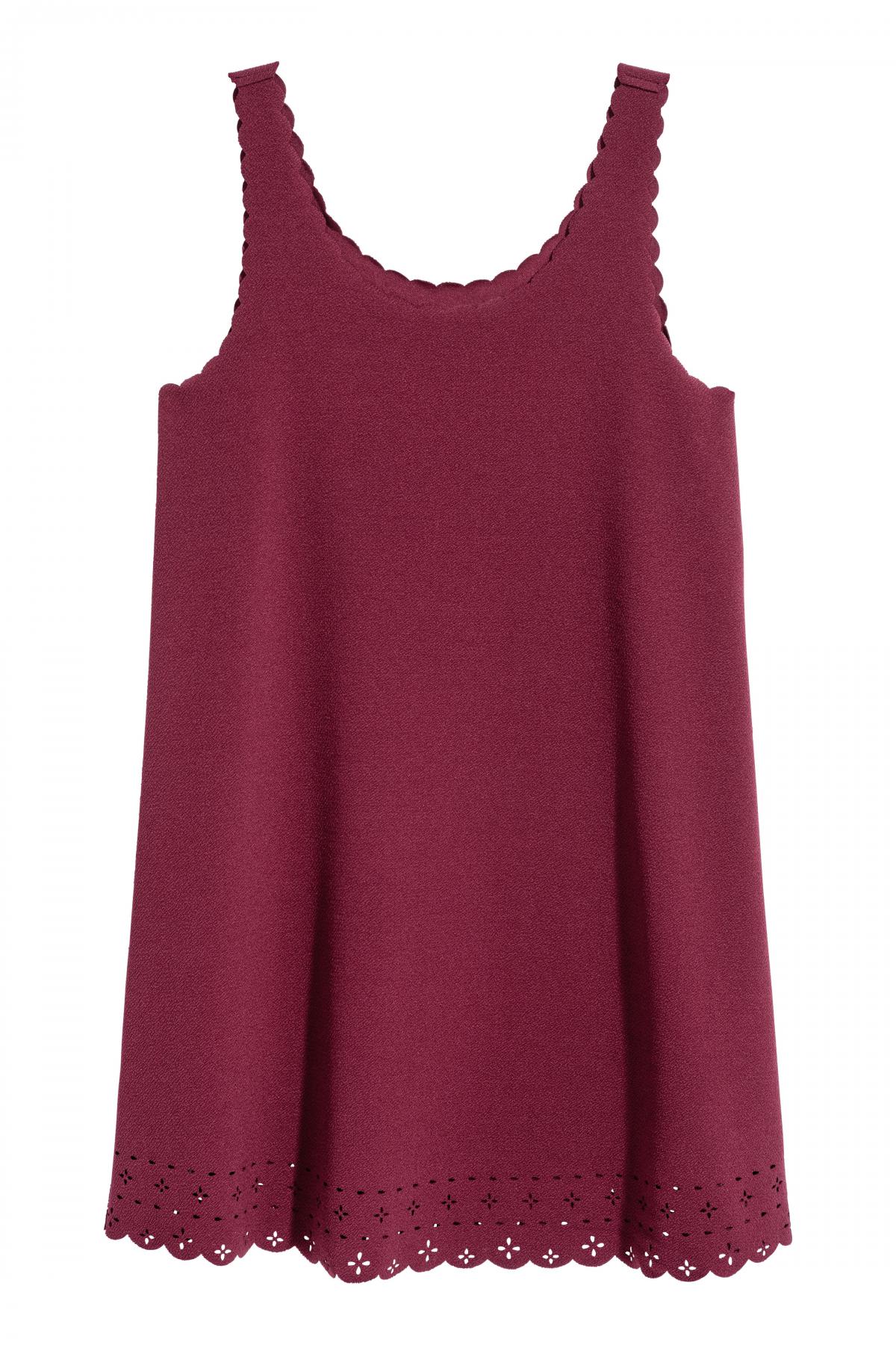 

Креповое платье H&  Красное, Креповое платье H&M m Красное