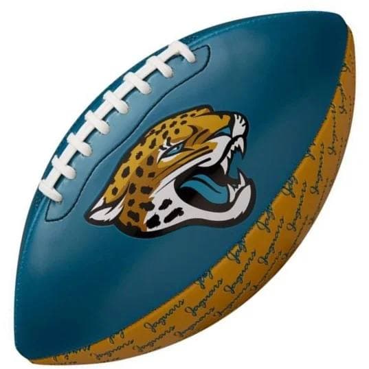 

Мини-мяч для американского футбола Wilson NFL Peewee Football Team Jacksonville Jaguars (WTF1523XBJX),