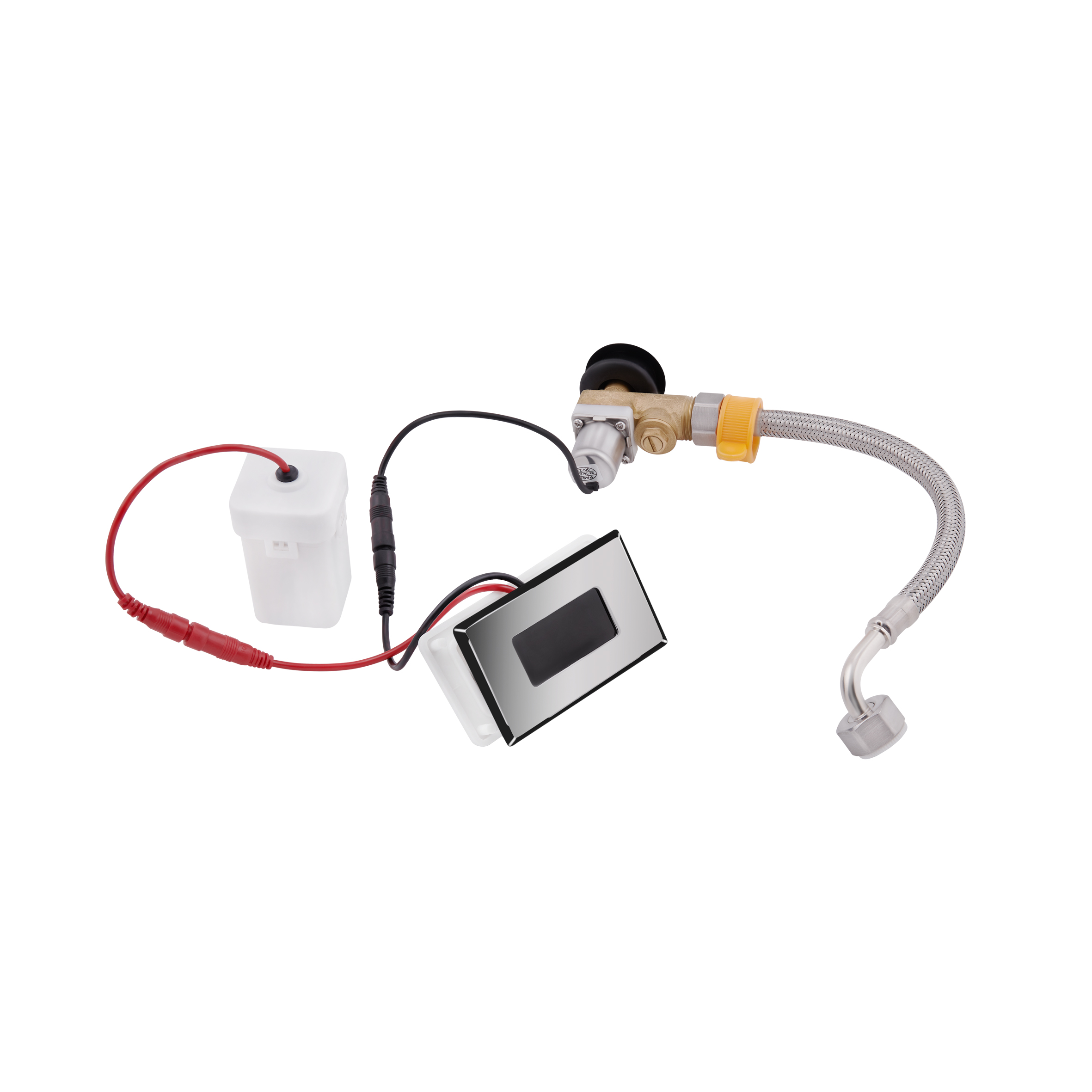 

Панель смыва для писсуара Qtap Scorpio с ИК датчиком QT146601DCCHR Chrome/Black