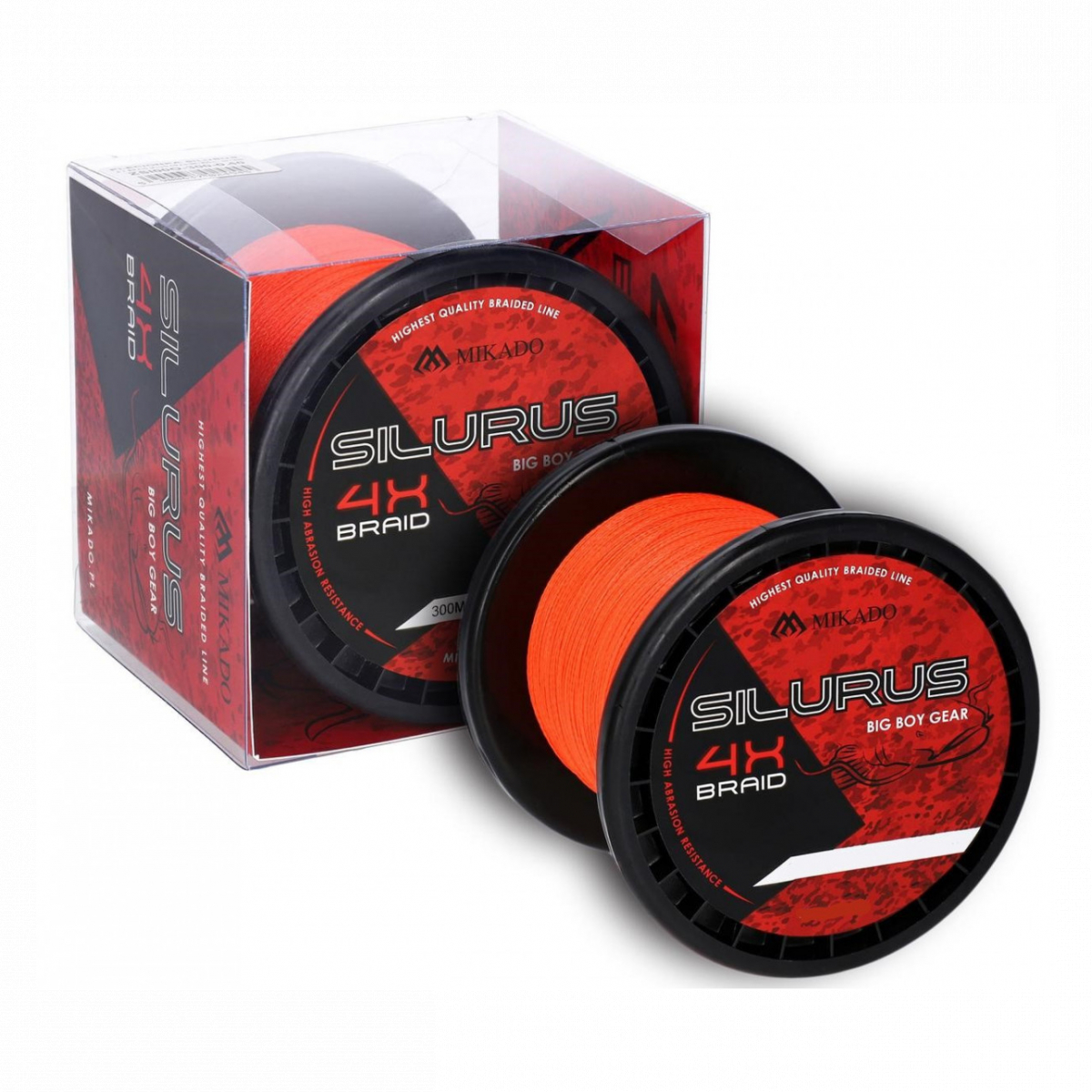 

Шнур Mikado Silurus 4x Braid 300m 0.40mm 34.90kg orange (ZSI00O-300-0.40)