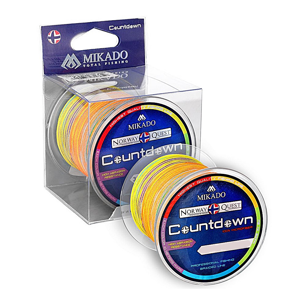 

Шнур Mikado Norway Quest Countdown 300m 0.20mm 16.80kg multicolor (Z46M-020-300)