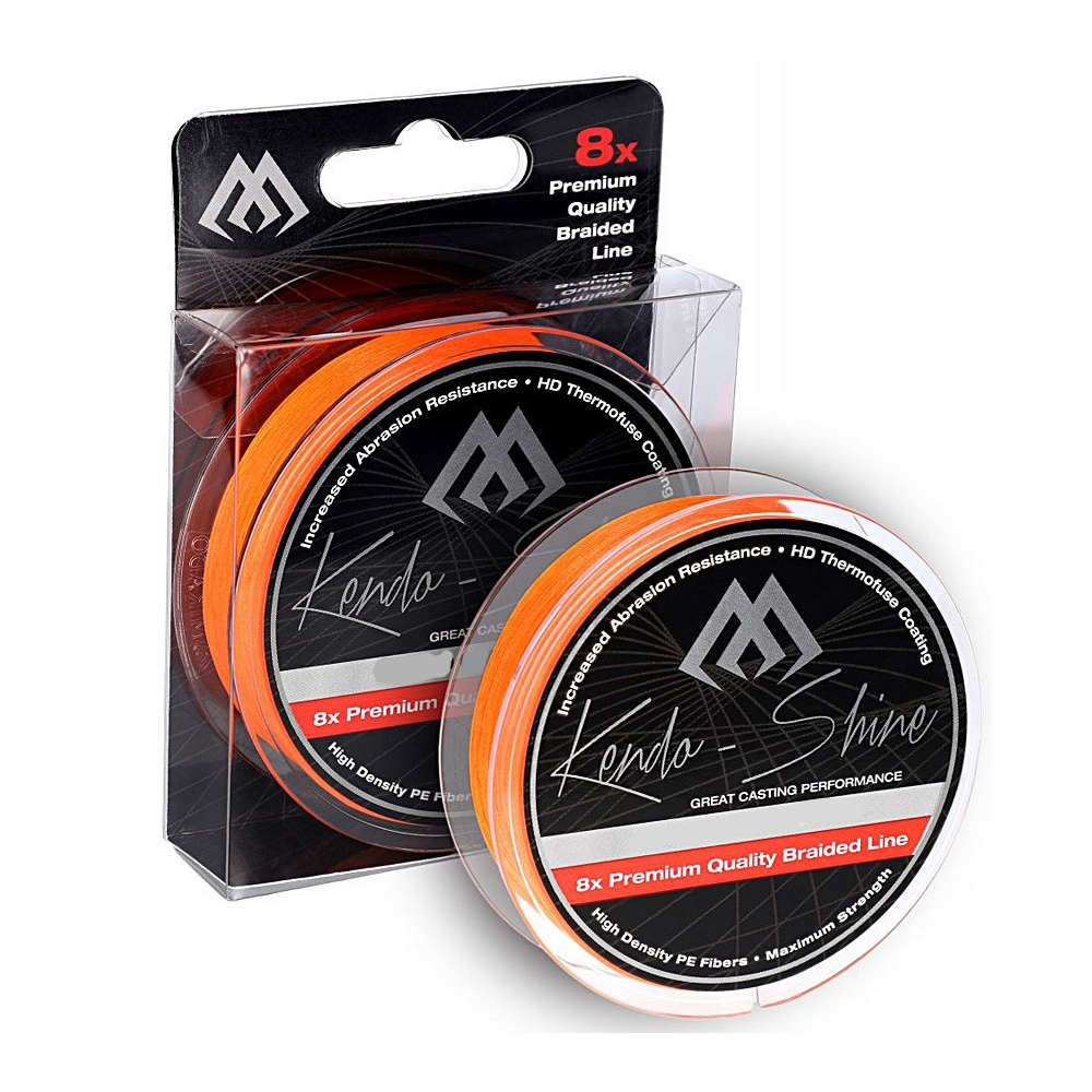 

Шнур Mikado Kendo Shine Braid 150m 0.20mm 19.86kg fluo orange (ZKS00O-150-020)
