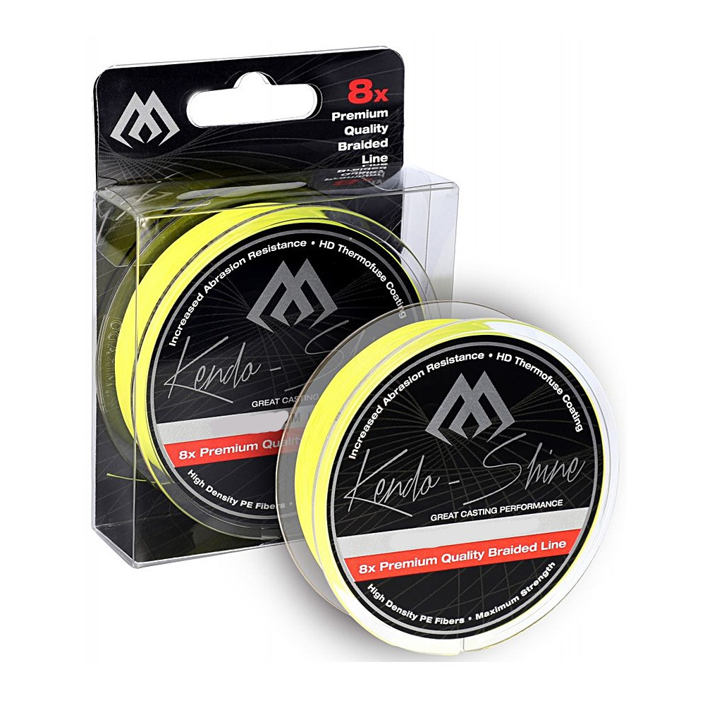 

Шнур Mikado Kendo Shine Braid 150m 0.12mm 9.62kg fluo yellow (ZKS00Y-150-012)