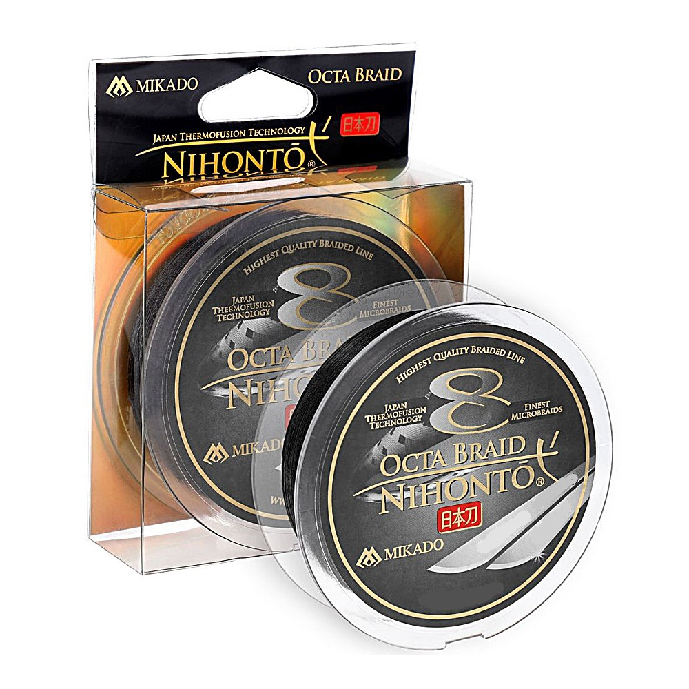 

Шнур Mikado Nihonto 8 Octa Braid 150m 0.26mm 22.6kg black (Z24B-026)