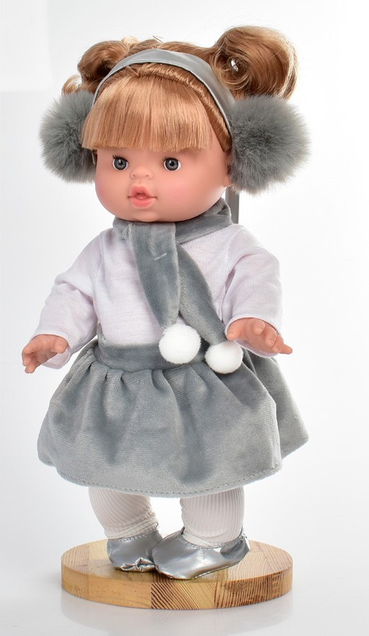 

Кукла с мороженим, в зимних наушниках Limo Toy, музыкальная, серого цвета