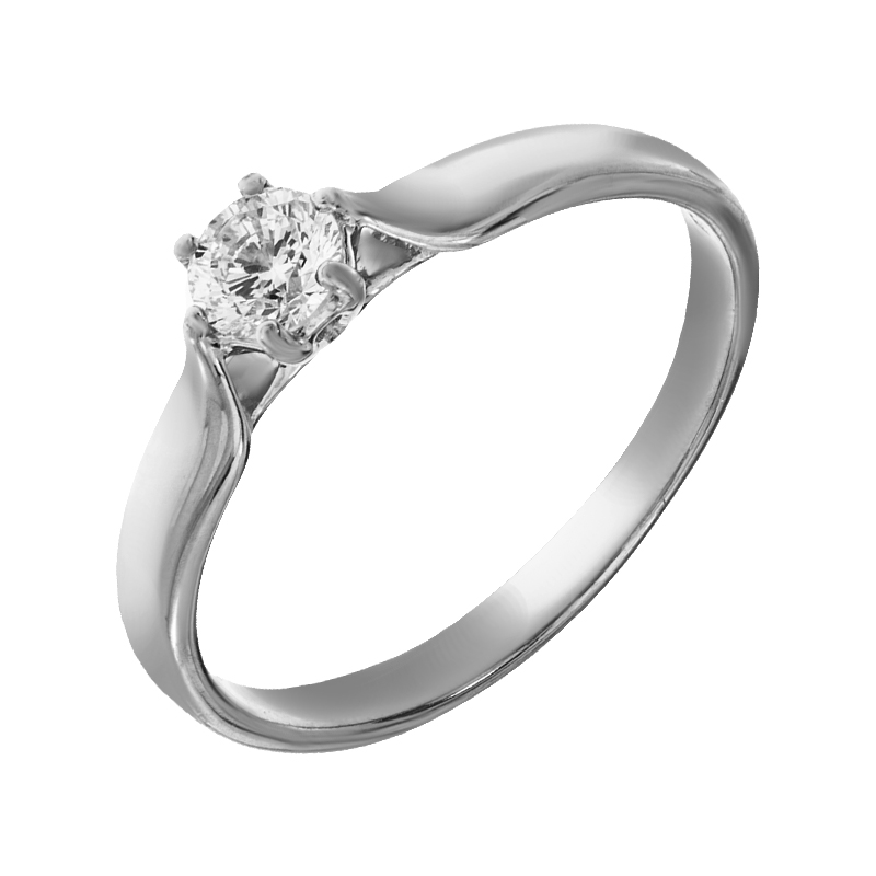 

Кольцо помолвочное Diamant к3007б 18.0